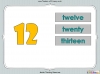Number Words - Eleven to Twenty (slide 23/41)